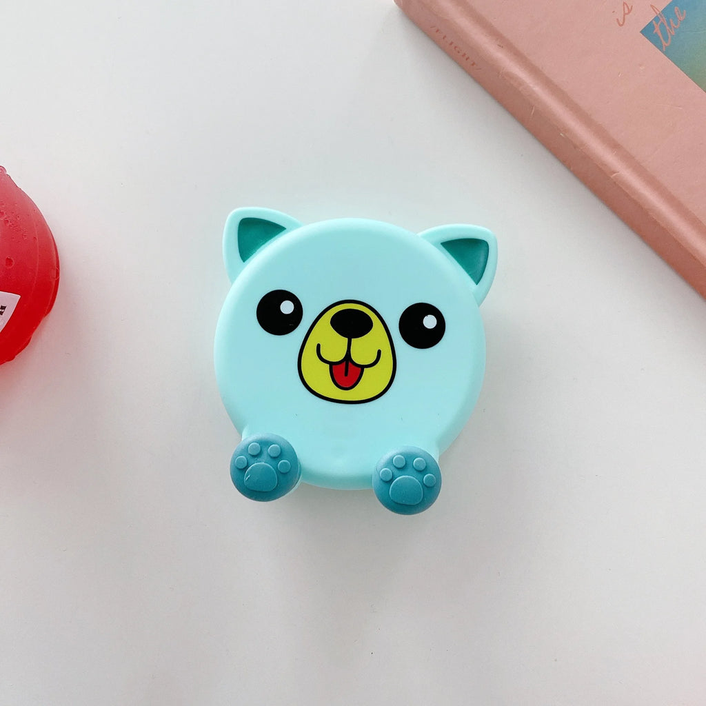 1pc Cartoon Mobile Phone Bracket Lifting Folding Bracket Flat Universal Multifunctional Desktop Lazy Bracket Phone Holder