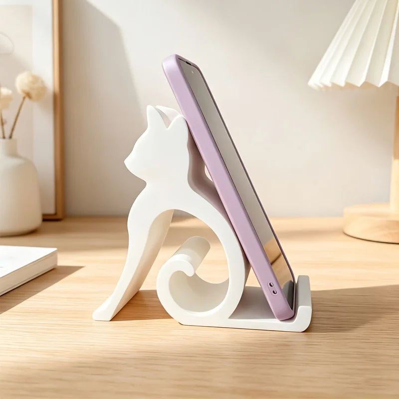 New Mobile Phone Holder for Cats Suitable for All Mobile Phones Tablets Beds Office Vehicles Cute Pets and Desktop Ornaments