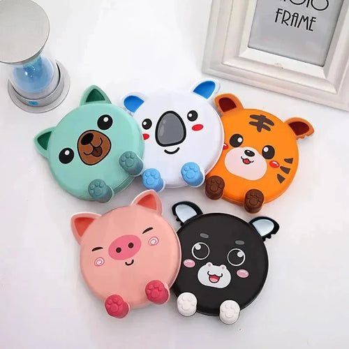 1pc Cartoon Mobile Phone Bracket Lifting Folding Bracket Flat Universal Multifunctional Desktop Lazy Bracket Phone Holder